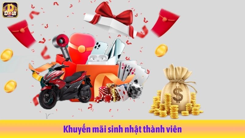Khuyến mãi sinh nhật thành viên