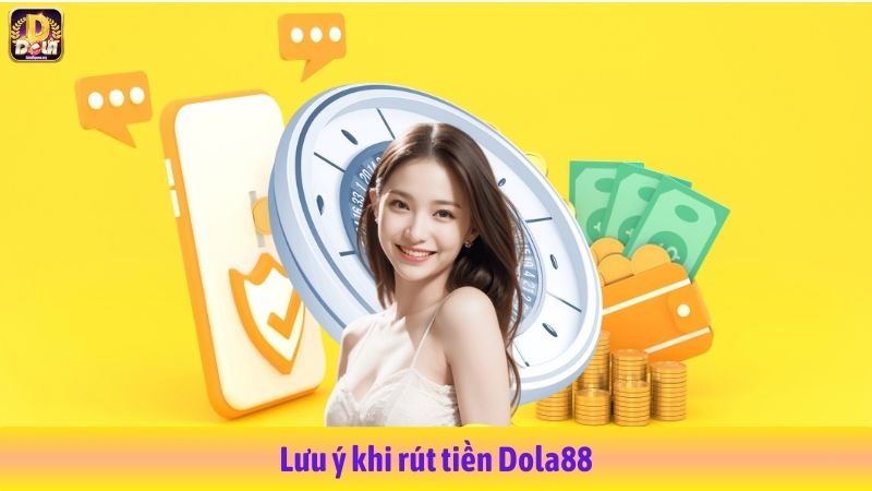 Lưu ý khi rút tiền Dola88
