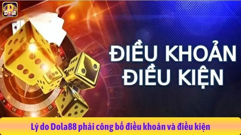 Lý do Dola88 phải công bố điều khoản và điều kiện